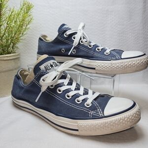 Converse All Star Blue and White Sneakers Mens 7, Womens 9